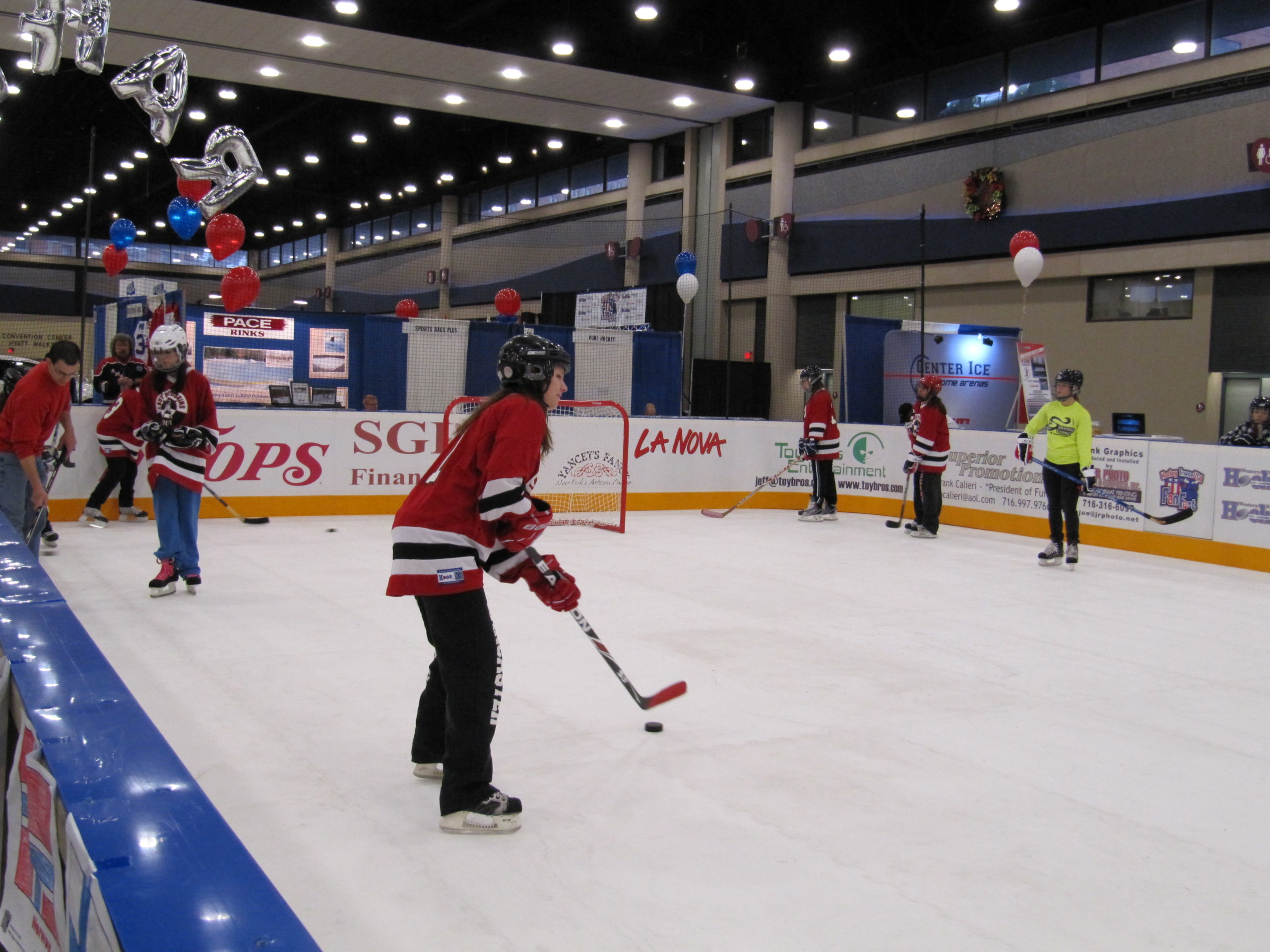 Commercial rink